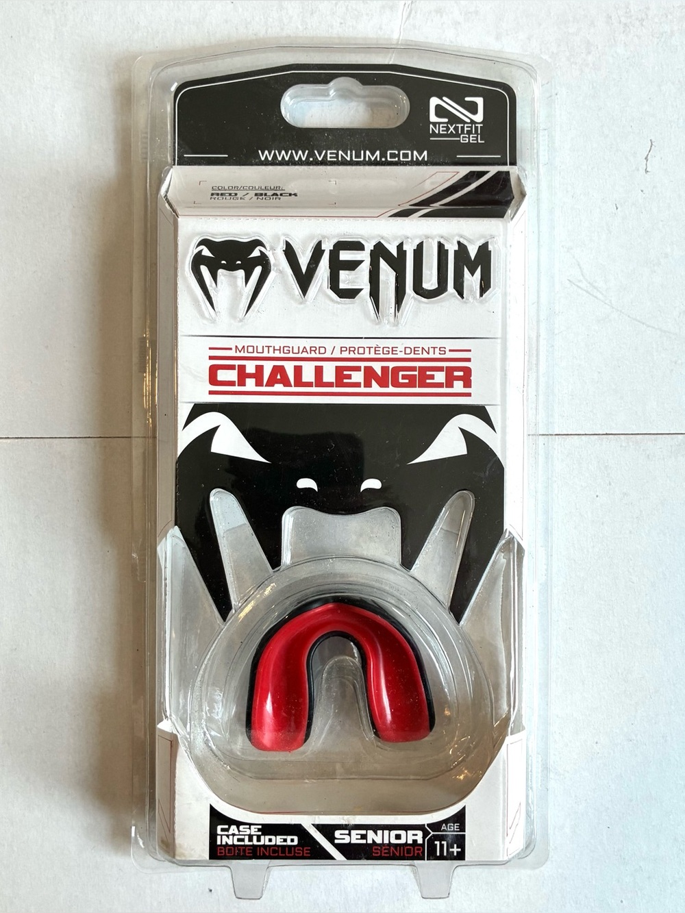 Venum Challenger Mouthguard - Red/Black-Brand new in box-Never Opened